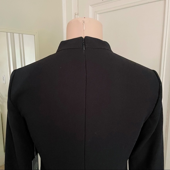 Vince Camuto Black Cut Out Dress with Flounce Sleeves - Picture 6 of 10